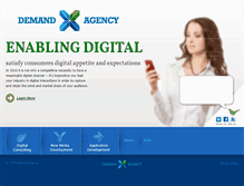 Tablet Screenshot of demandagency.com